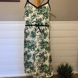 Anthropologie Odille Ditsy Floral Midi Pencil skirt dress